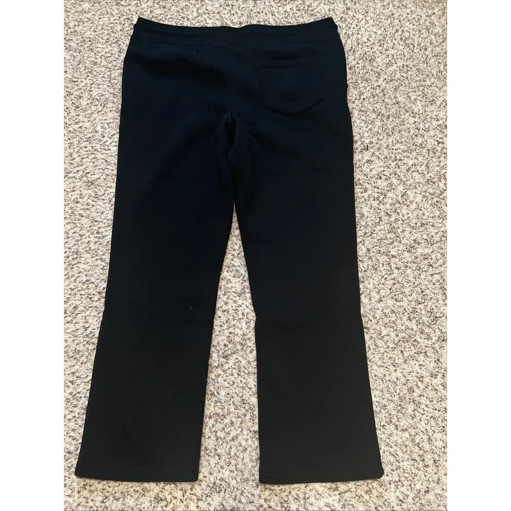 True Religion New Sweatpants Mens Sz XL  Black Straight Leg‎ Logo Cotton Blend